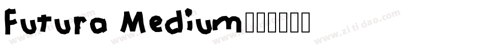 Futura Medium字体转换